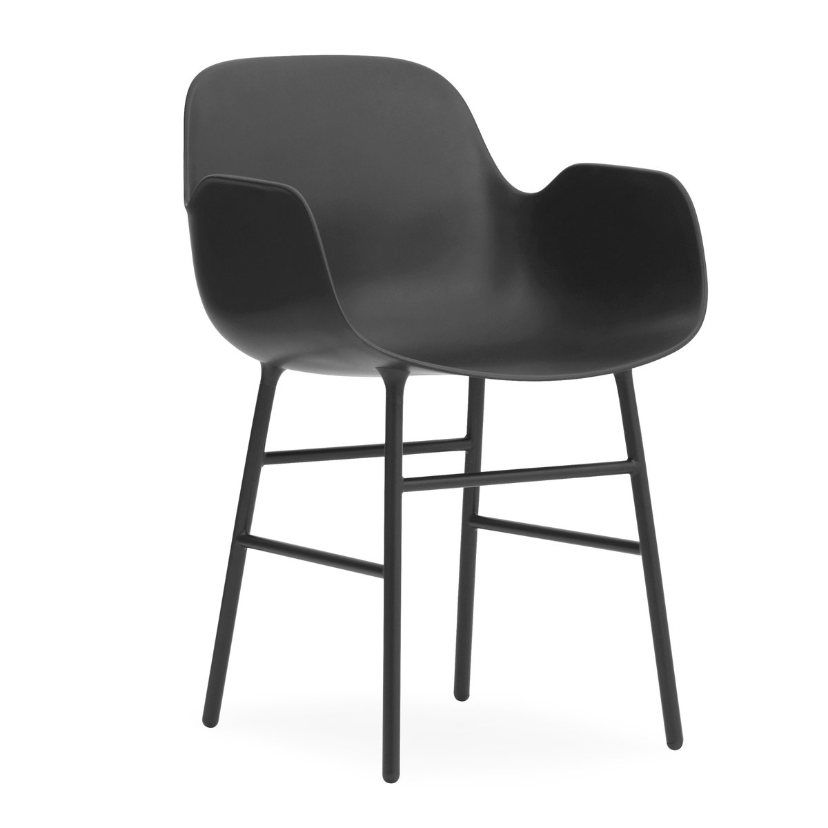 Normann Copenhagen Form karmstol metalben Sort