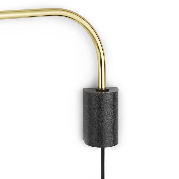 Grant væglampe, brass, lille-stål, granit Normann Copenhagen