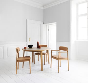 Herit karmstol med hynde - Tan/Ultra leather/Camel - Normann Copenhagen