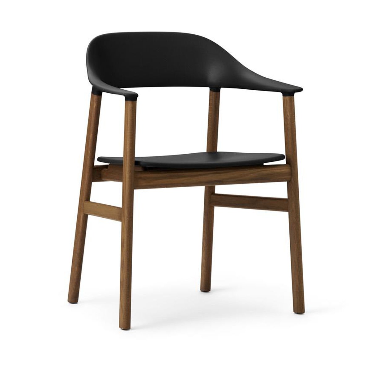 Normann Copenhagen Herit karmstol røget eg Black