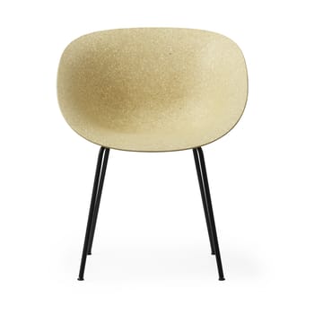 Mat Armchair armstol - Hemp-black steel - Normann Copenhagen