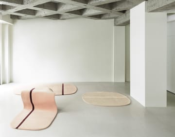 Oona tæppe 140x140 cm - Sand - Normann Copenhagen