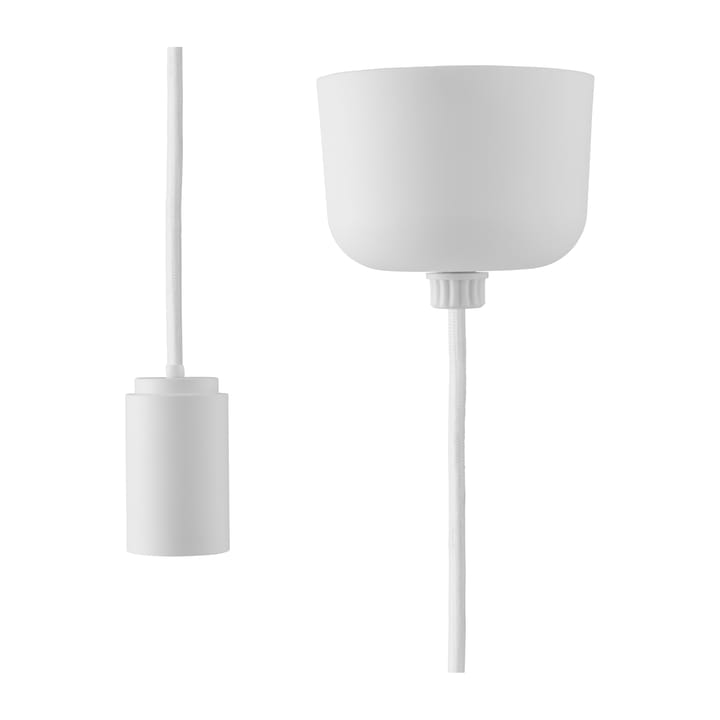 Puff ledning med loftkop 2,5 m, Hvid Normann Copenhagen