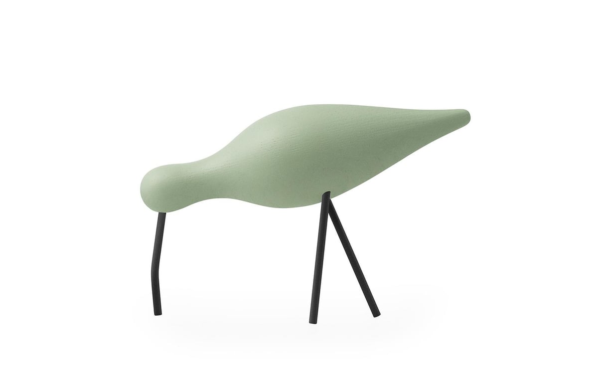 Normann Copenhagen Shorebird stor 22 cm Grøn