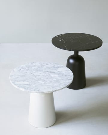 Turn justerbart bord Ø55 cm - Hvid marmor - Normann Copenhagen