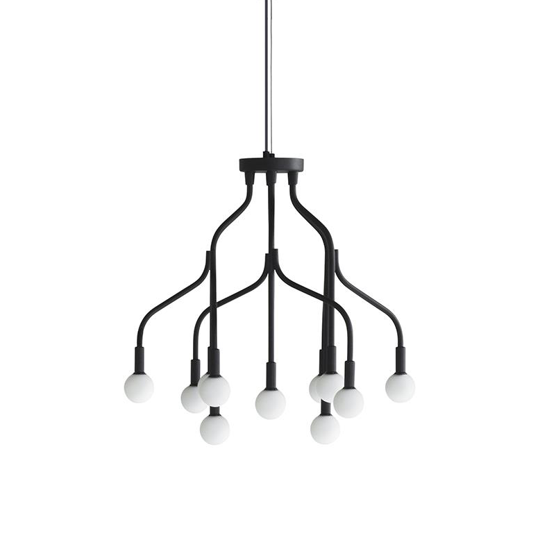 Normann Copenhagen Vækst Loftlampe Small Sort