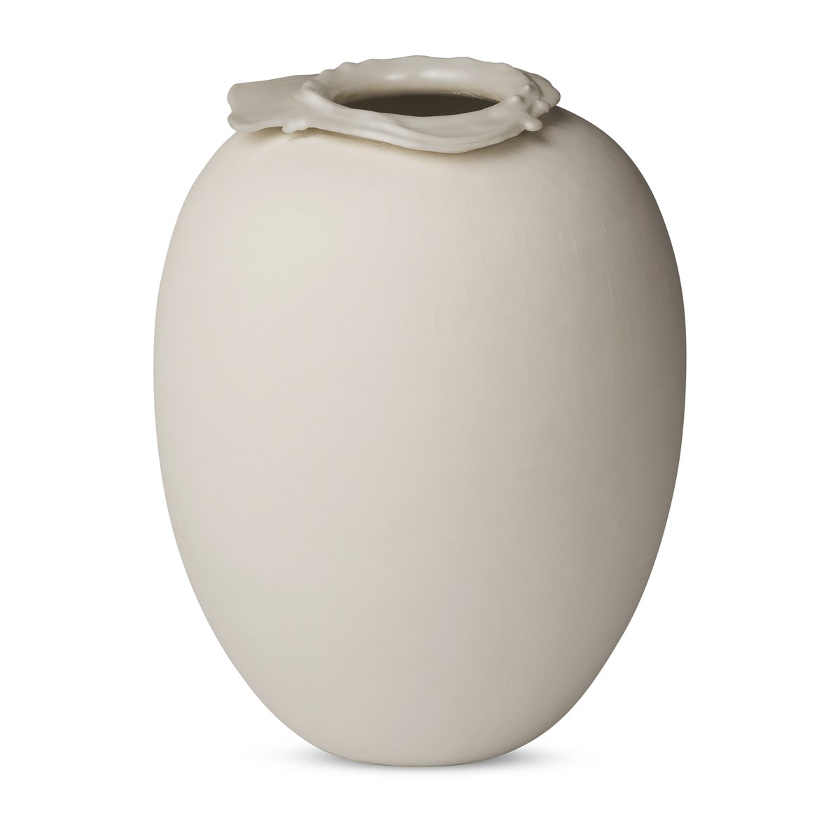 Northern Brim vase 28 cm Beige