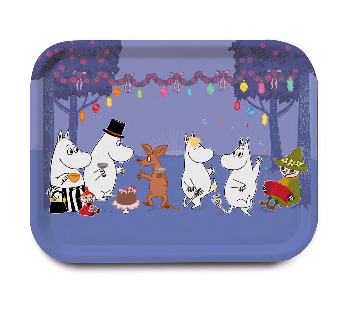 Opto Design Moomin Dancing bakke Blå