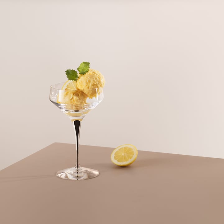 Metropol champagne coupe 24 cl, Sort Orrefors