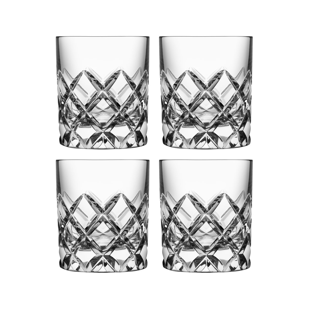 Orrefors Sofiero whiskyglas 4-pak Klar