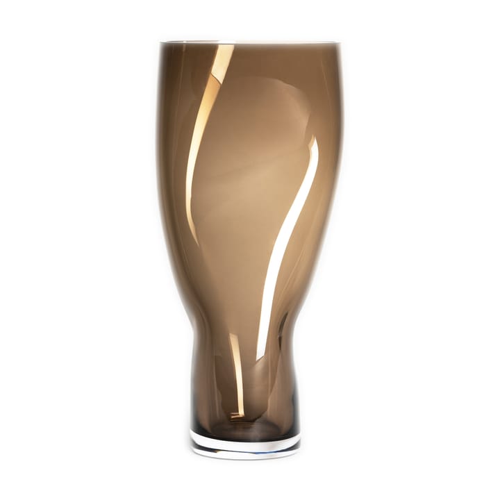 Squeeze vase 34 cm, Brun Orrefors