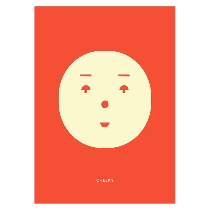 Cheeky Feeling plakat - 50x70 cm - Paper Collective