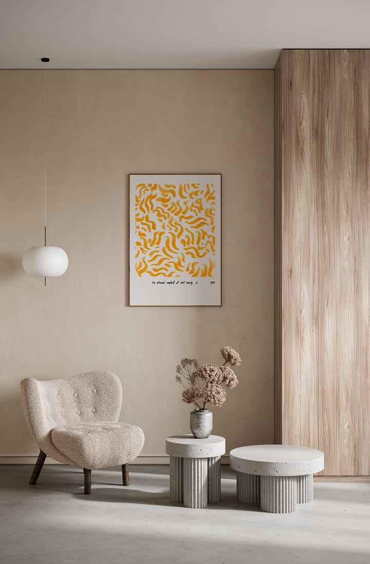 Comfort - Yellow plakat , 50x70 cm Paper Collective