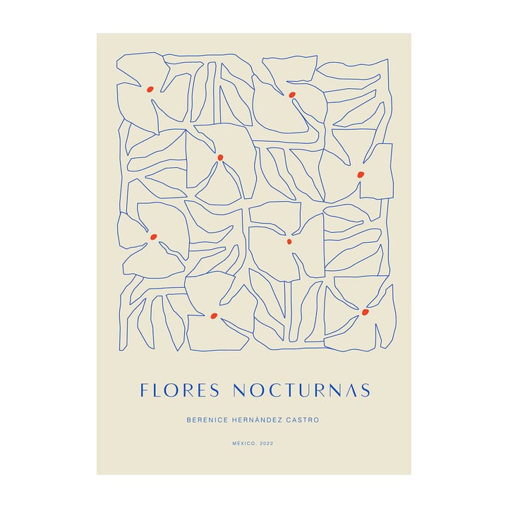 Flores Nocturnas 01 plakat, 30x40 cm Paper Collective