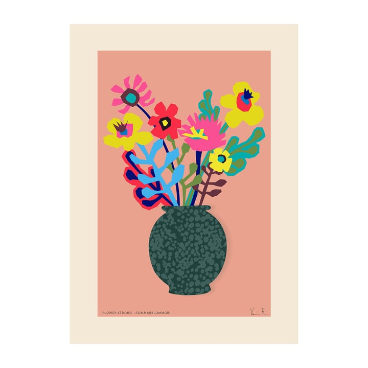 Flower Studies 02 (Sommer) plakat, 30x40 cm Paper Collective