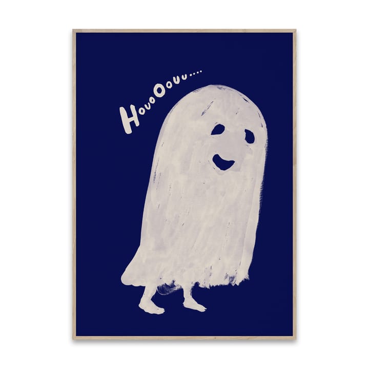 HouoOouu white plakat, 50x70 cm Paper Collective