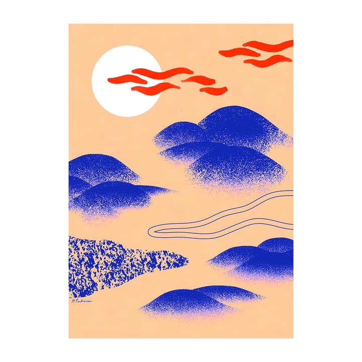 Japanese Hills plakat, 50x70 cm Paper Collective