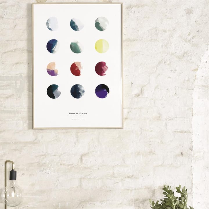 Moon Phases plakat, 50 x 70 cm Paper Collective