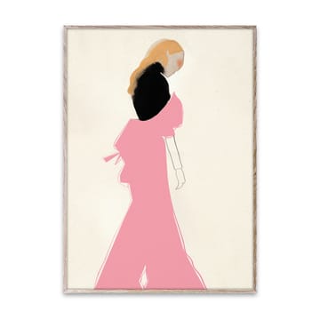 Pink Dress plakat - 50x70 cm - Paper Collective