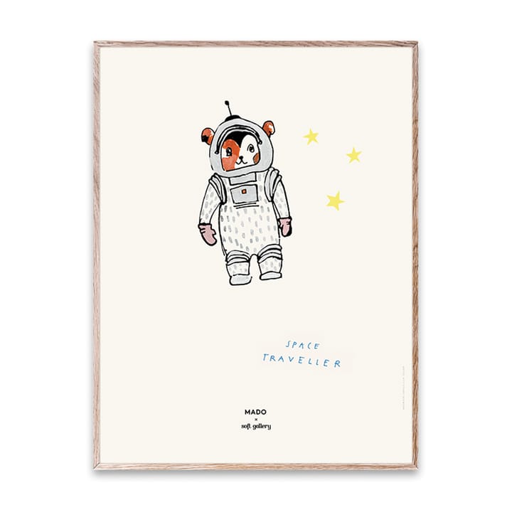 Space Traveller plakat, 30x40 cm Paper Collective