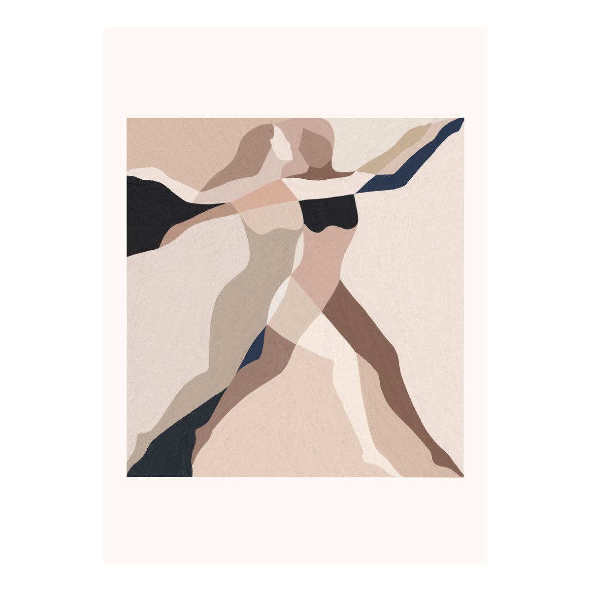 Paper Collective Two Dancers plakat 30×40 cm