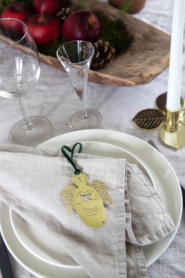 Stig L Gingerbread Angel juletræspynt, Guld Pluto Design