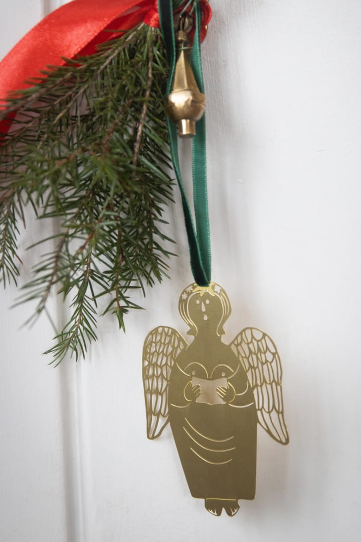 Stig L Gingerbread Angel juletræspynt, Guld Pluto Design