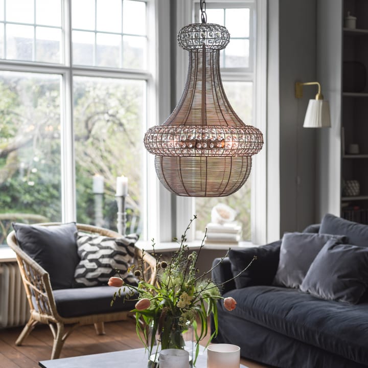 Saba loftslampe 51 cm, Sølv PR Home