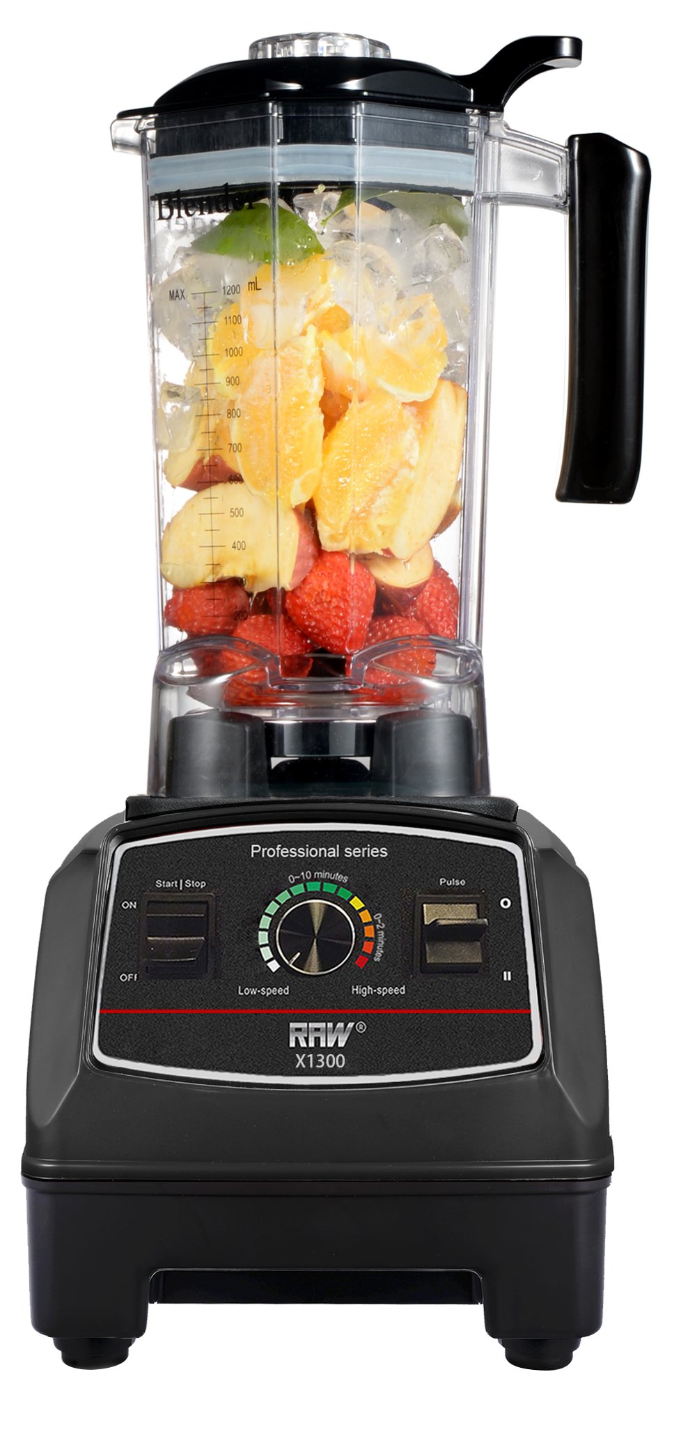 Raw Blender X 1300 1,8HP 1,2 L Sort