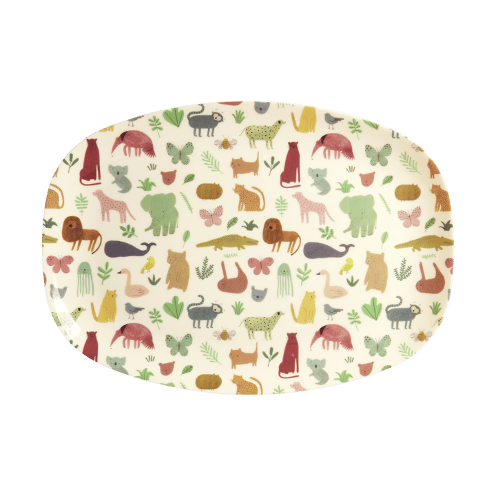 Rice melamintallerken 22 x 30 cm - Sweet Jungle - RICE