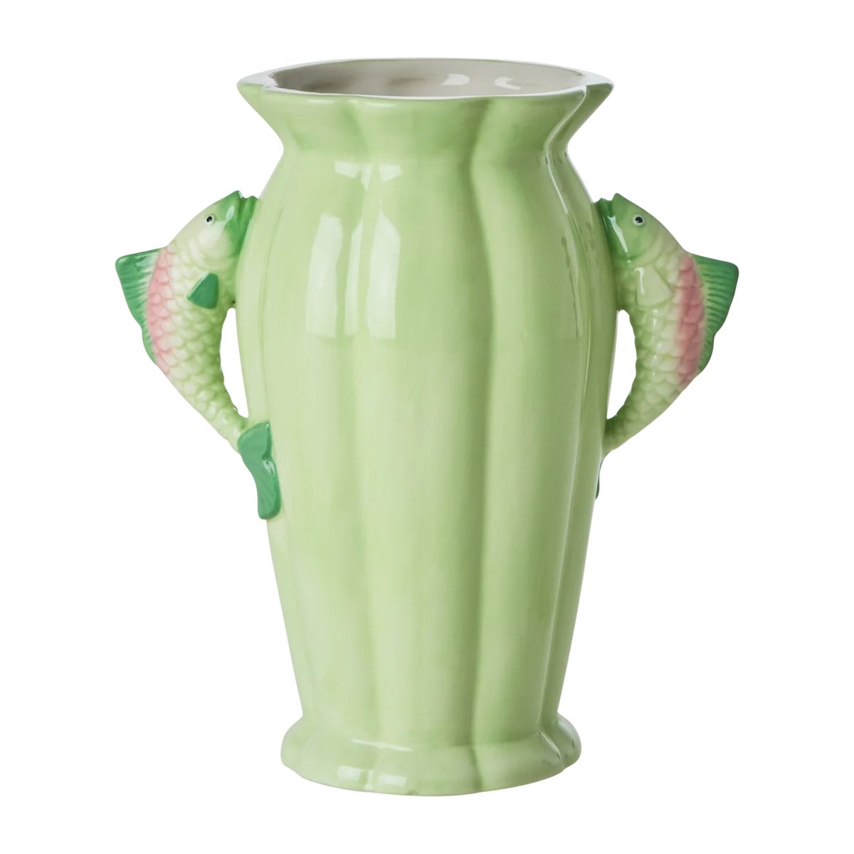 RICE Rice vase fisk 20 cm Green