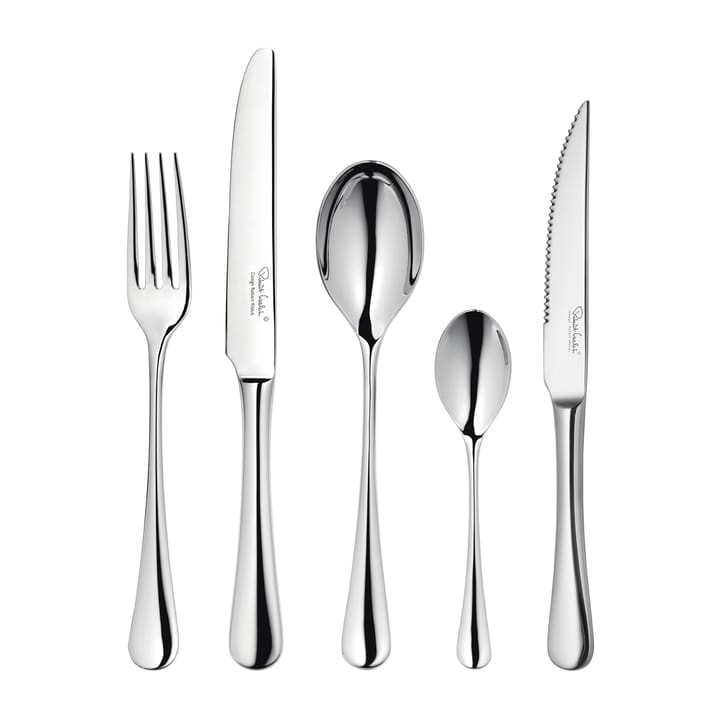 Radford bestiksæt – blank, 24 dele + 6 grillknive Robert Welch