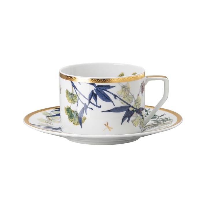 Rosenthal Heritage Turandot tekop med underkop, Hvid Rosenthal