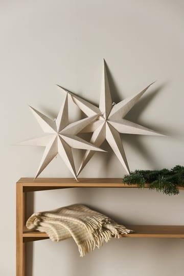 Bare adventsstjerne hvid - 60 cm - Scandi Living