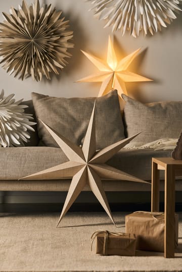 Bare adventsstjerne hvid - 60 cm - Scandi Living