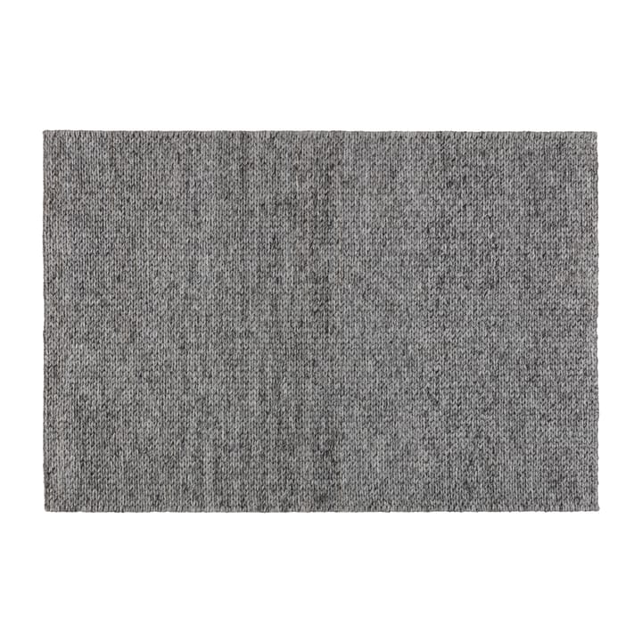 Braided uldtæppe mørkegrå , 170x240 cm Scandi Living