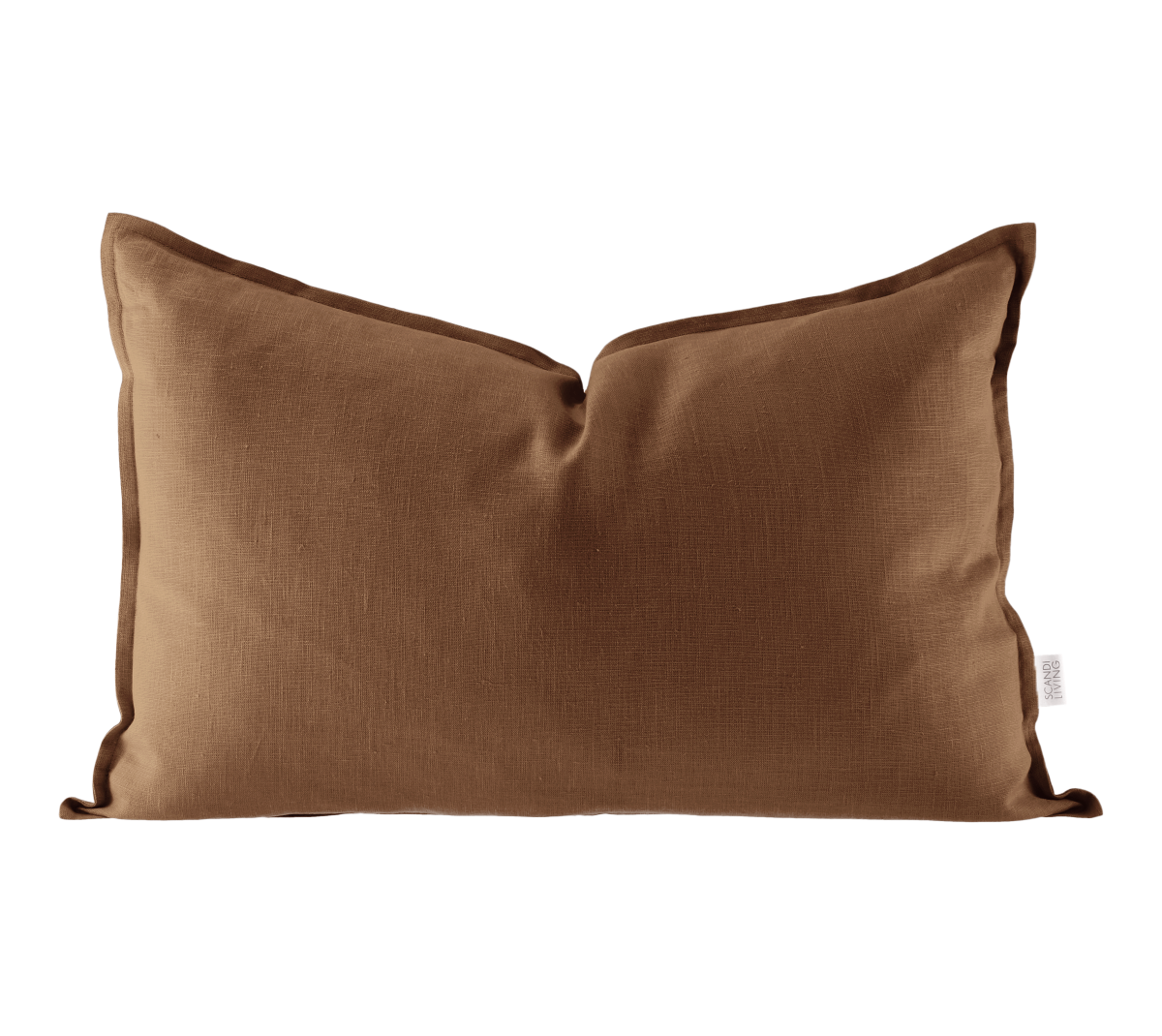 Scandi Living Calm pudebetræk hør 40×60 cm Almond Brown