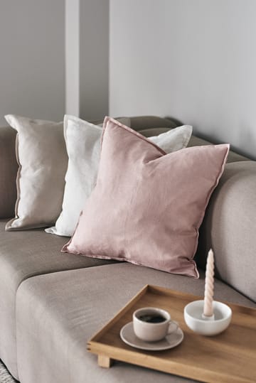 Calm pudebetræk hør 50x50 cm - Dusty Rose - Scandi Living