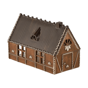 Ginger bread lys hus - 18 cm - Scandi Living