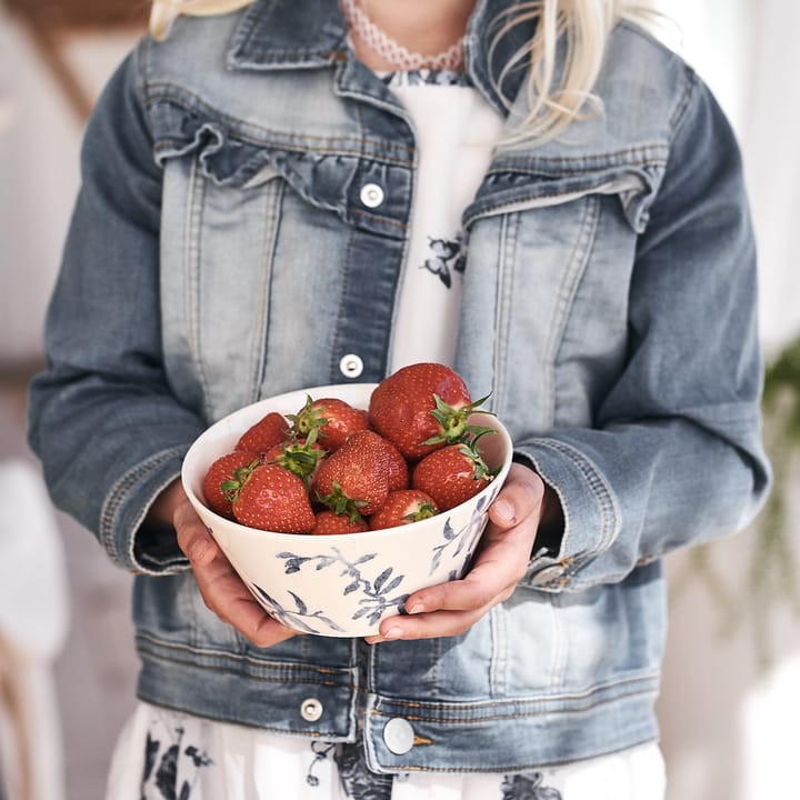 Havspil skål 60 cl, 4 stk., blå-hvid Scandi Living