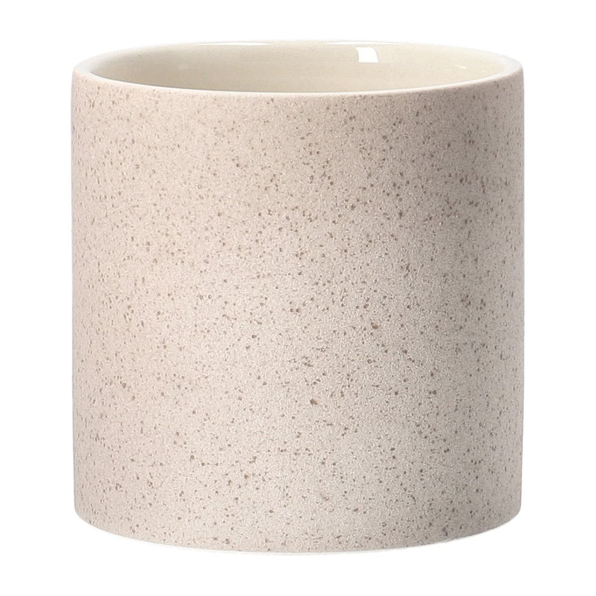 Scandi Living Speckled krukke Ø12 cm Beige