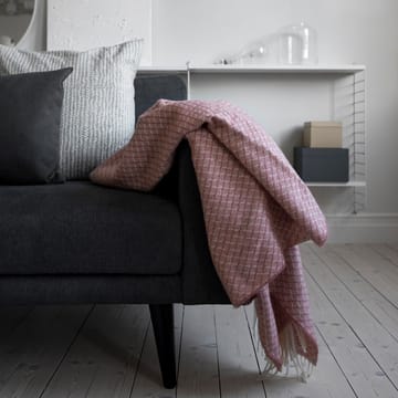 Wicker uldplaid - Dusty rose - Scandi Living