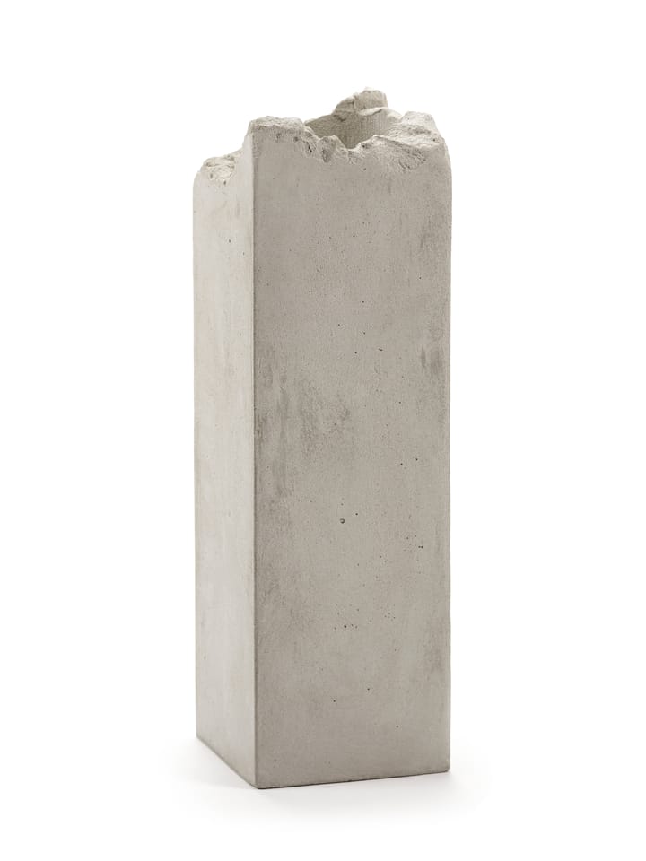 Broquaine vase L 38 cm, Grey Serax