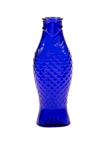 Fish & Fish glasflaske 85 cl - Cobalt blue - Serax