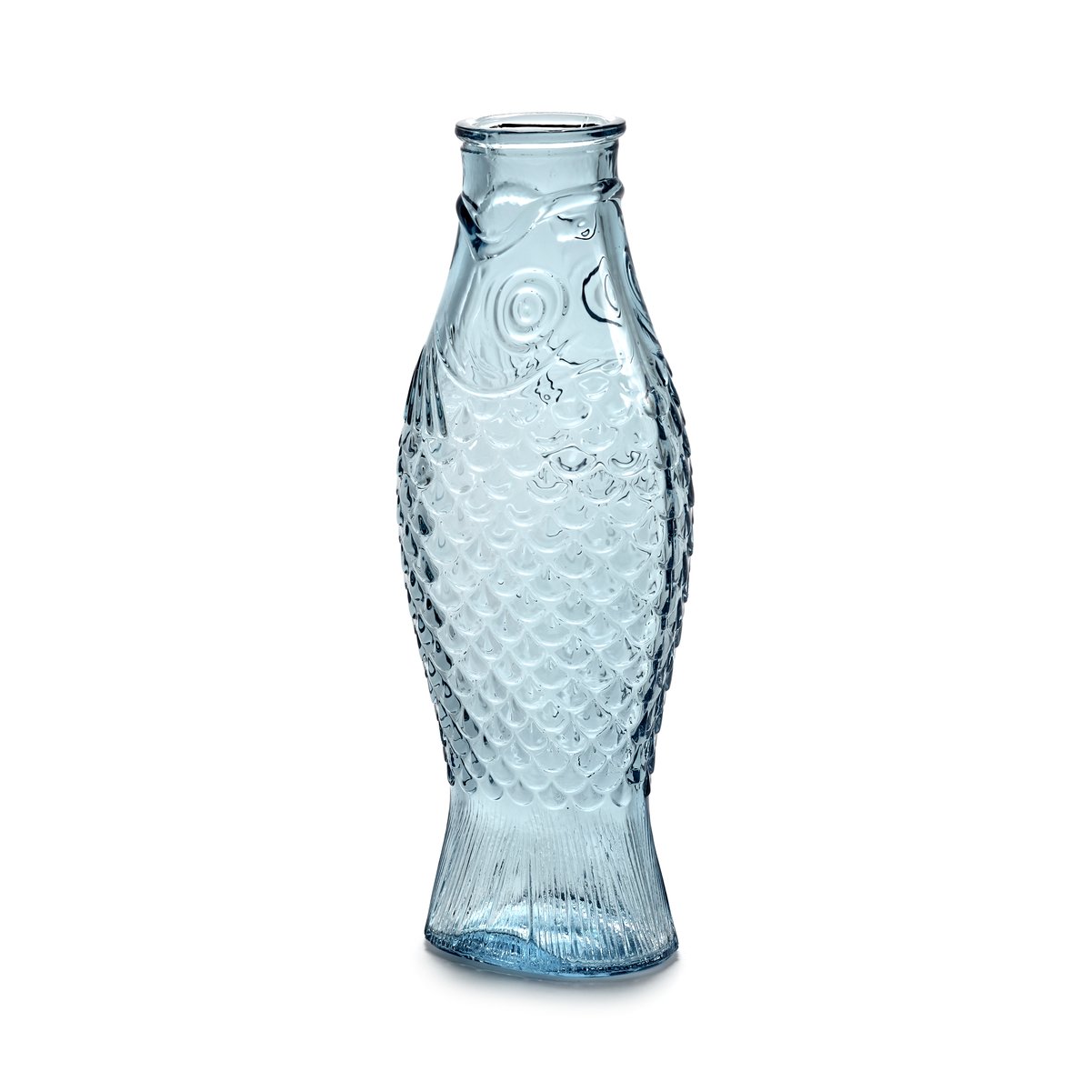 Serax Fish & Fish glasflaske 85 cl Light blue