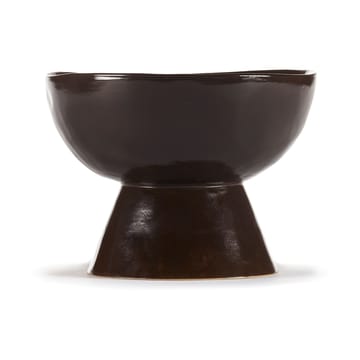 La Mère skål på fod large Ø20,5 cm - Dark brown - Serax