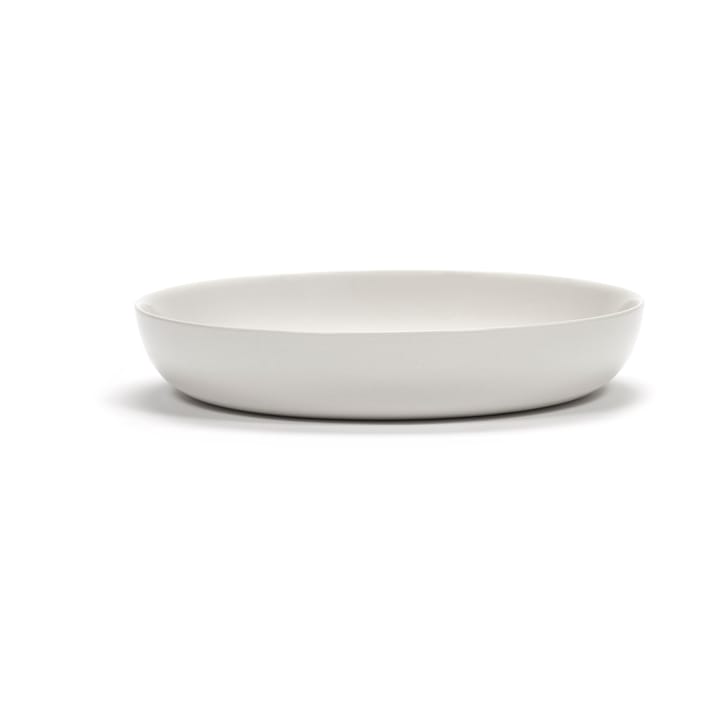 Ottolenghi Feast dyb tallerken Ø22 cm 2-pak, White stripes-red Serax