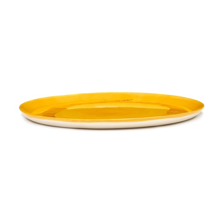 Ottolenghi Feast serveringsfad Ø35 cm, Yellow stripes-red Serax