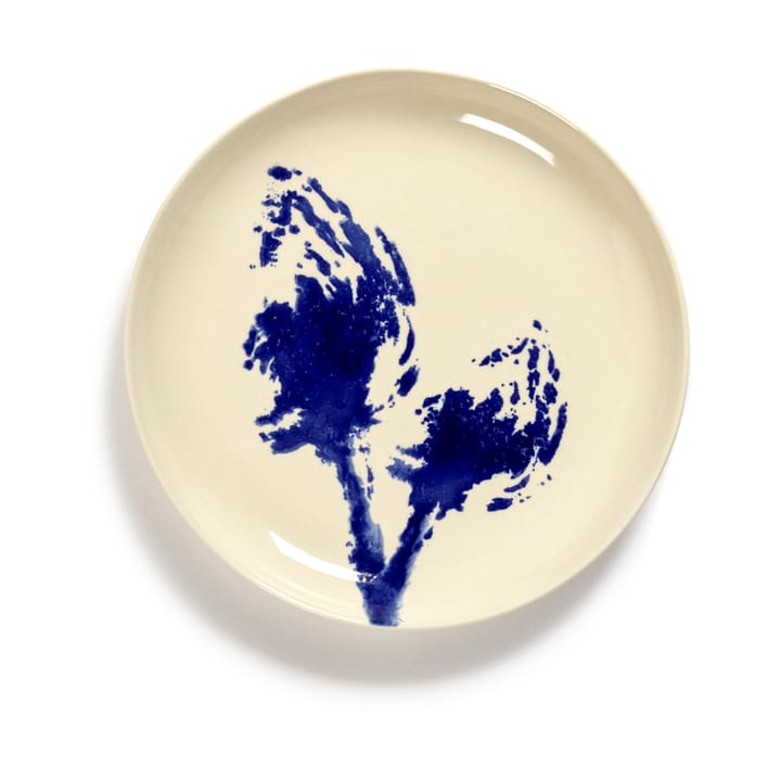 Ottolenghi Feast tallerken S Ø19 cm 2-pak - White-artichoke blue - Serax