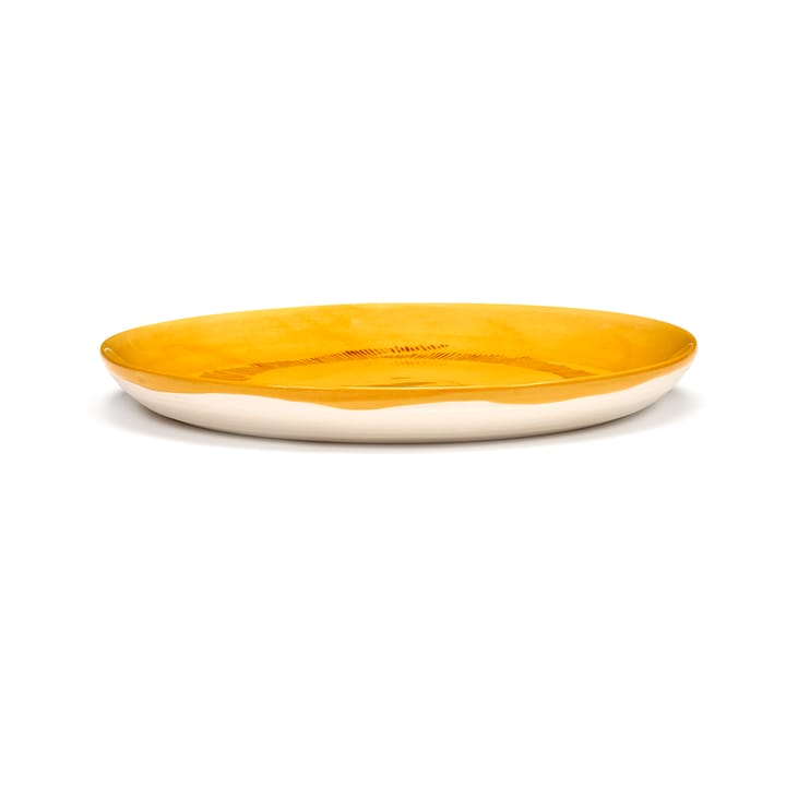 Ottolenghi Feast tallerken S Ø19 cm 2-pak, Yellow stripes-red Serax